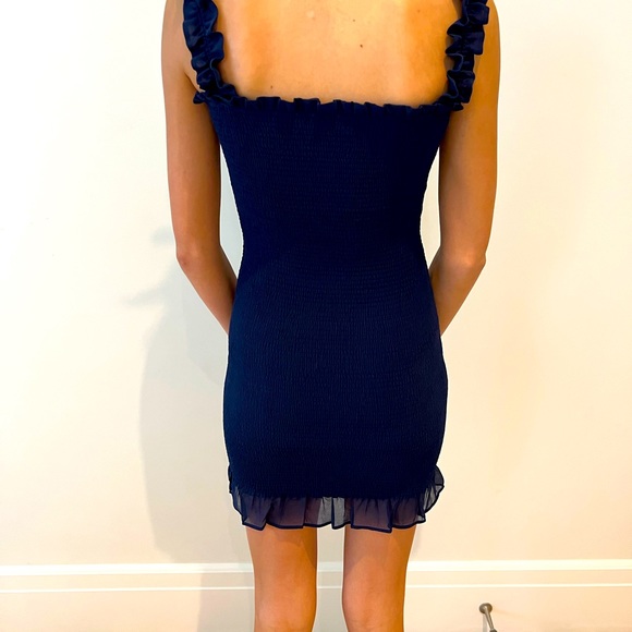 Aritzia Wilfred Body Con size XXS navy - Picture 2 of 6